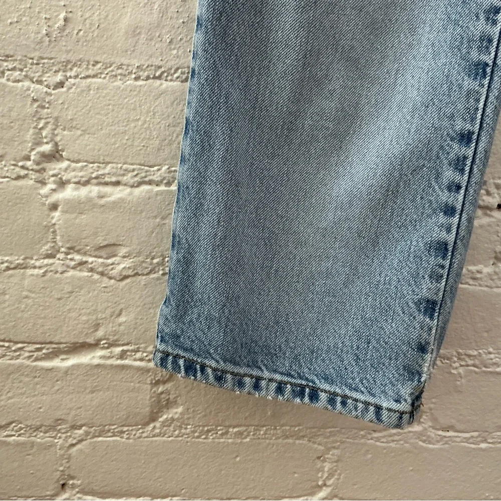 Vintage 90s High Waisted Bootcut Jeans Light Wash Denim Express Bleus 5/6 Long